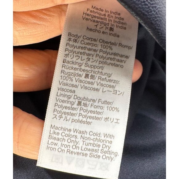 J.Crew Mini wrap skirt in faux‎ patent leather 90s Y2K goth moto sz 10 - Picture 8 of 9